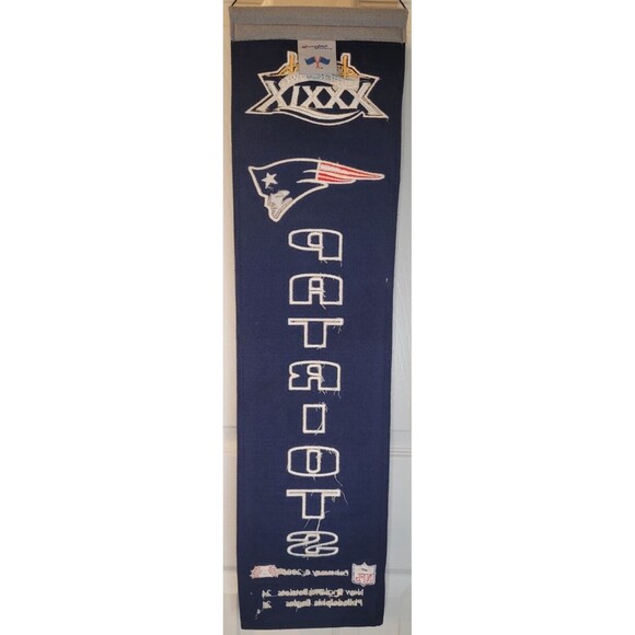 New England Patriots Super Bowl XXXIX Champions Winning Streak Banner - Picture 6 of 10